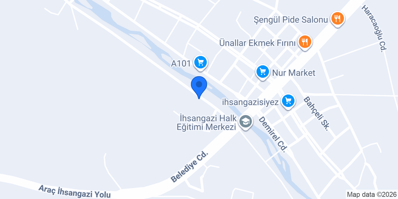 Ptt-ihsangazi Şubesi konumu