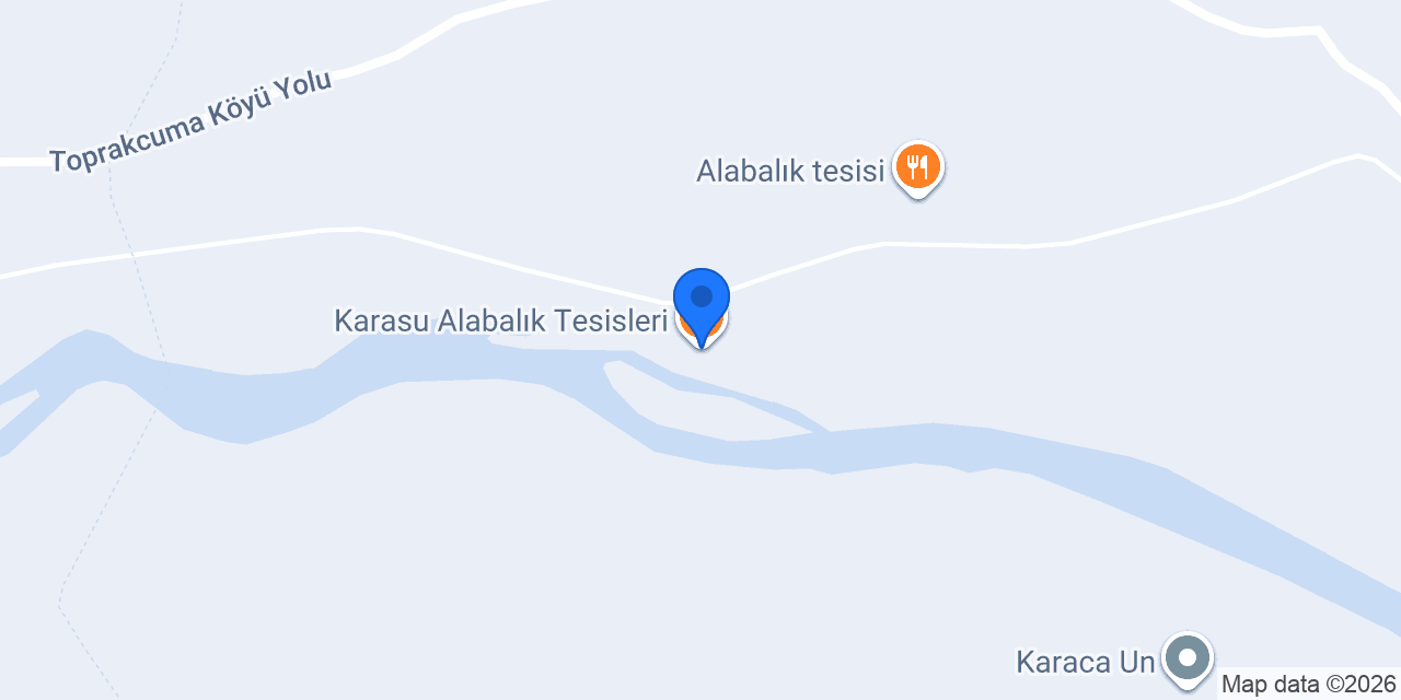 Karasu Alabalık Tesisleri konumu