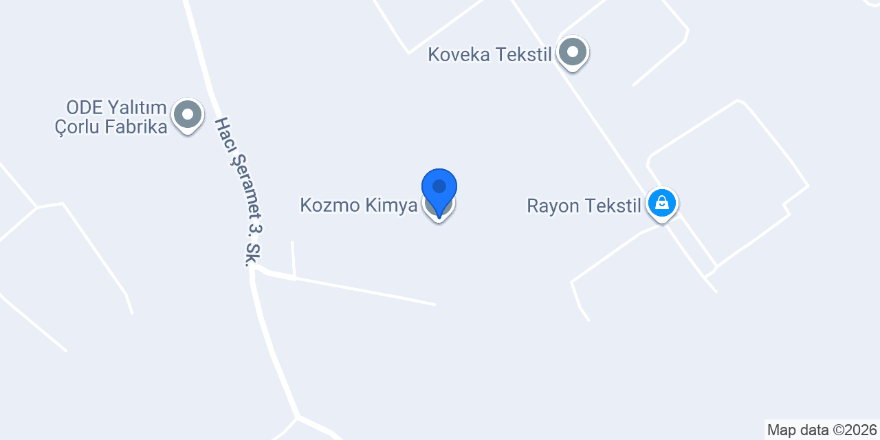 Kozmo Kimya konumu