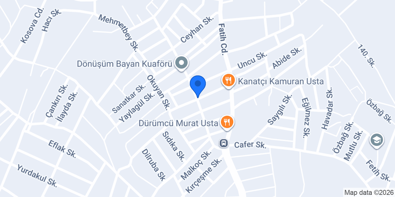 AY BAYAN KUAFÖRÜ konumu
