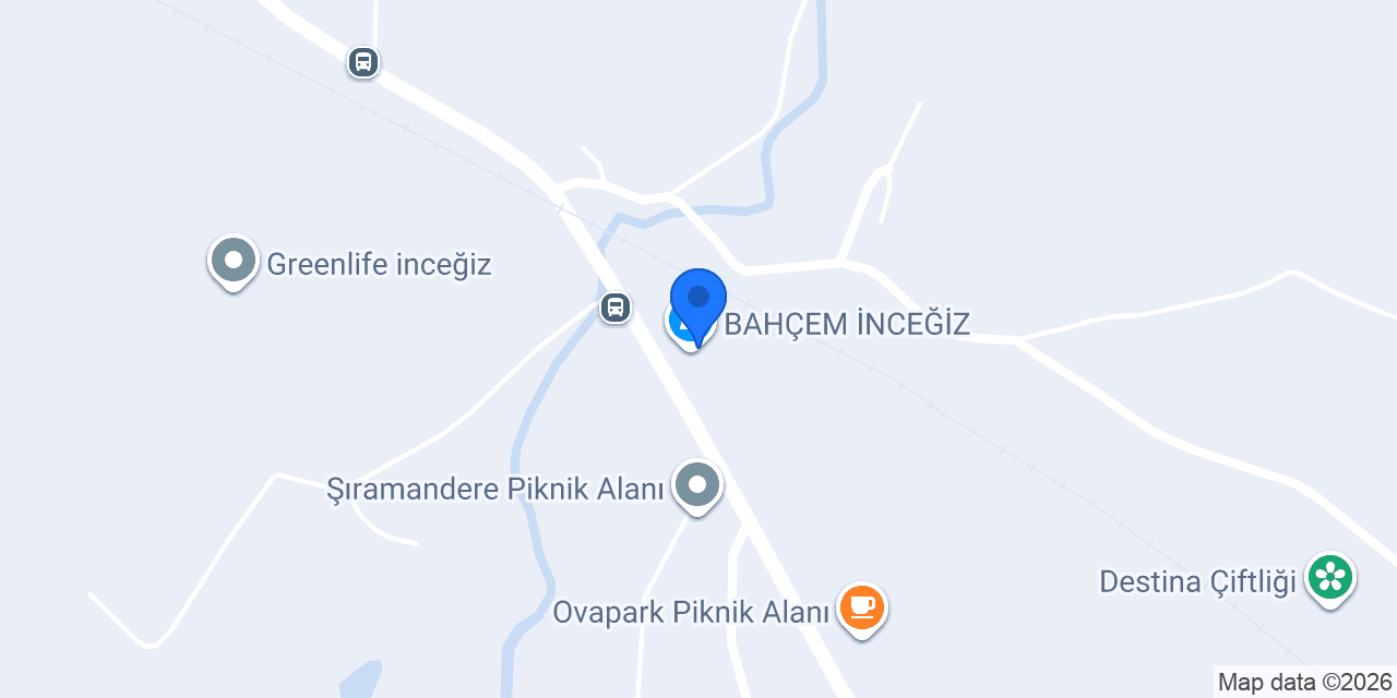 BAHÇEM İNCEĞİZ konumu