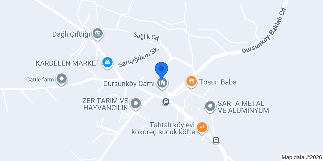 DURSUNKÖY EKMEK FIRINI konumu