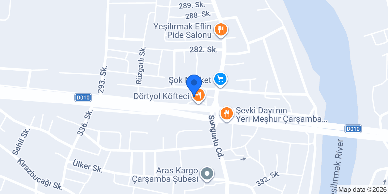 Dörtyol Otel konumu