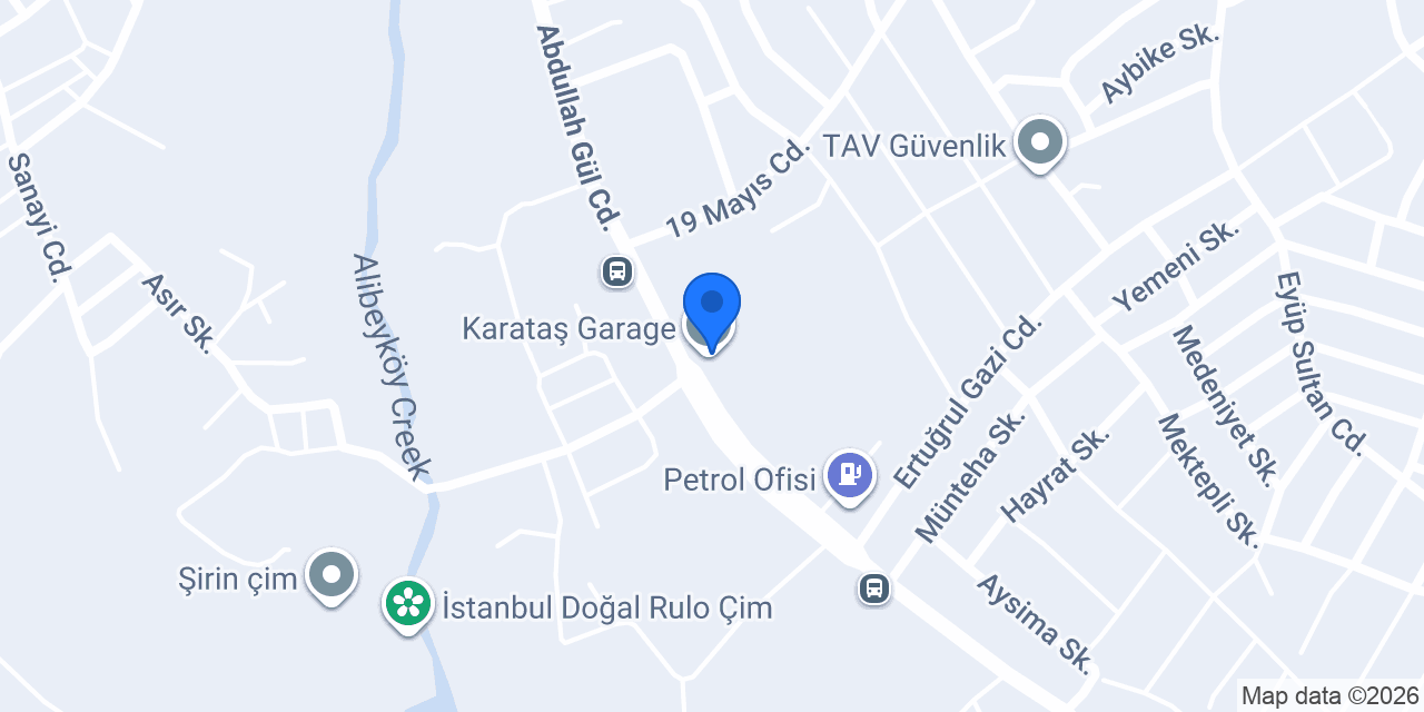 Karataş Garage konumu