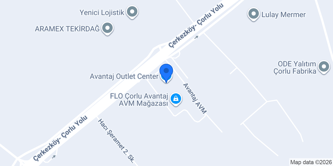 Avantaj Outlet Center konumu