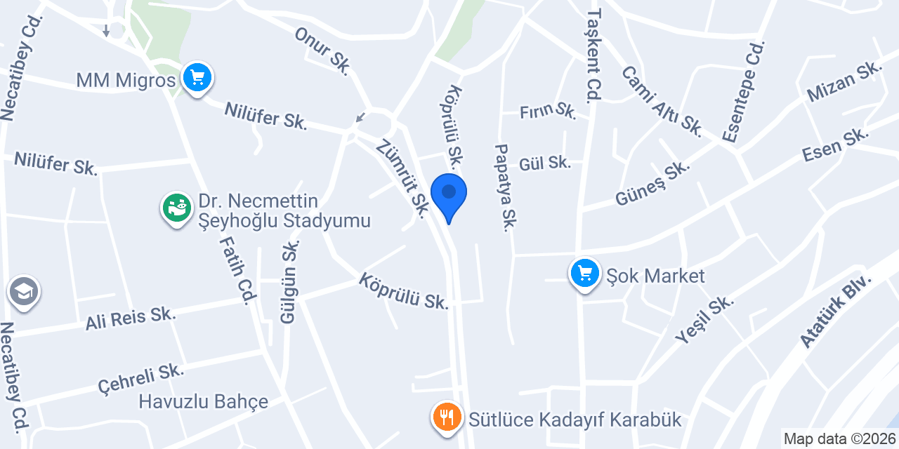 BİLGE DÖNER konumu