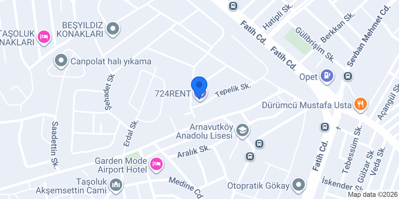 724RENT konumu