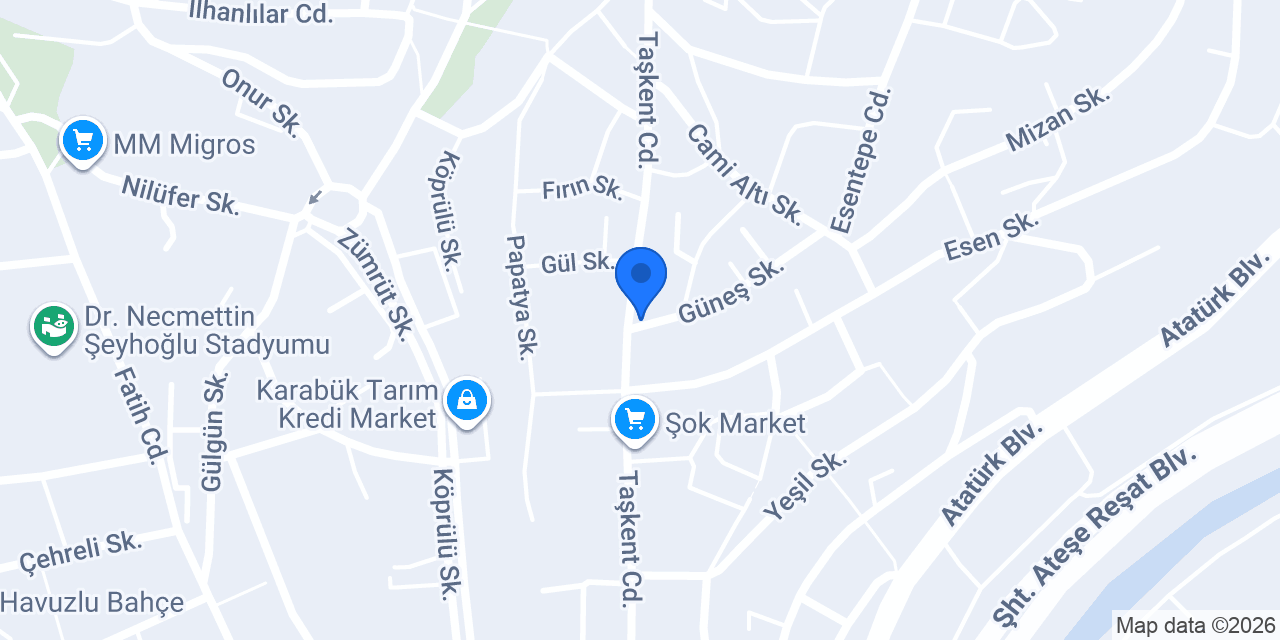 Taşkent Elektronik Anahtar konumu