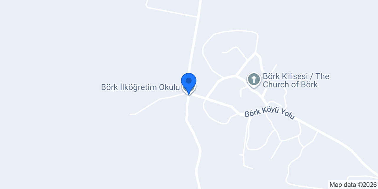 Börk İlköğretim Okulu konumu