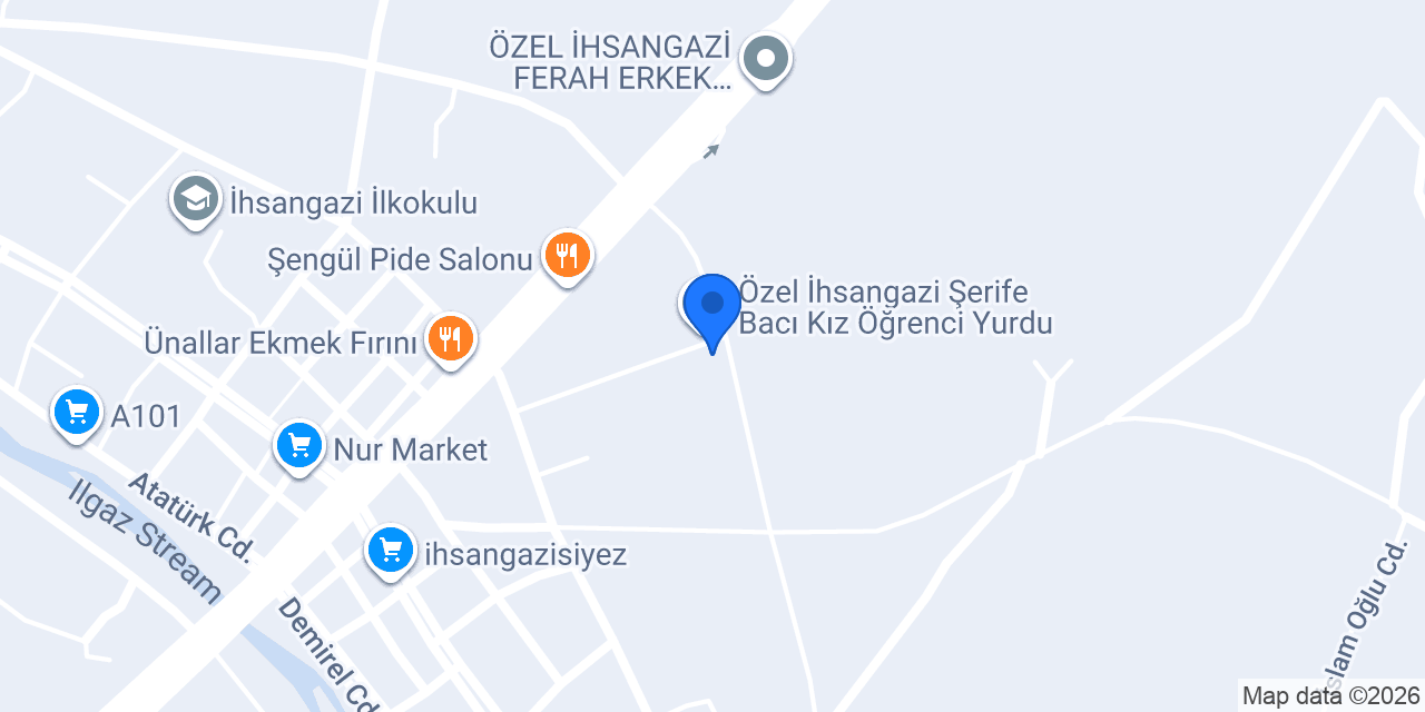 Mergüze pansiyon konumu