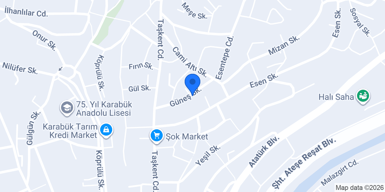 Başkurt Tesisat konumu