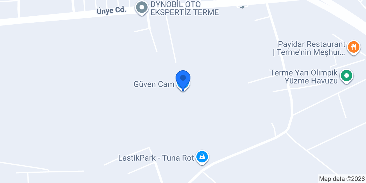 Güven Cam konumu