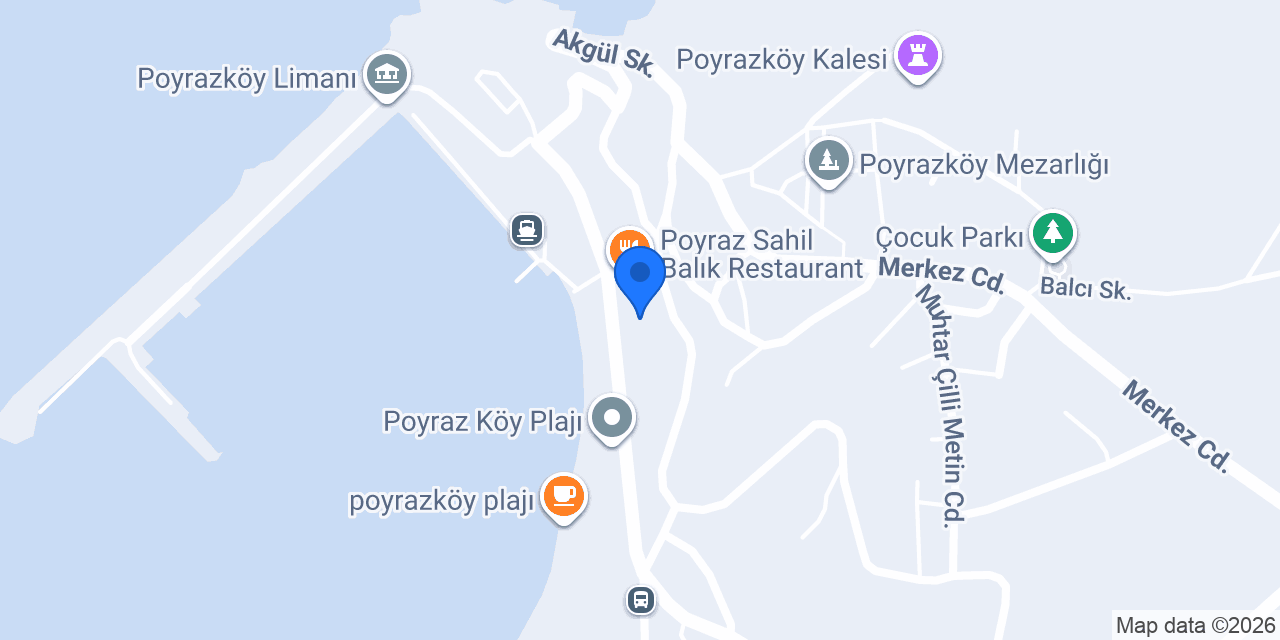 Poyraz Çapari Restaurant konumu
