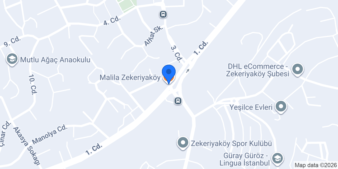 Malila Zekeriyaköy konumu