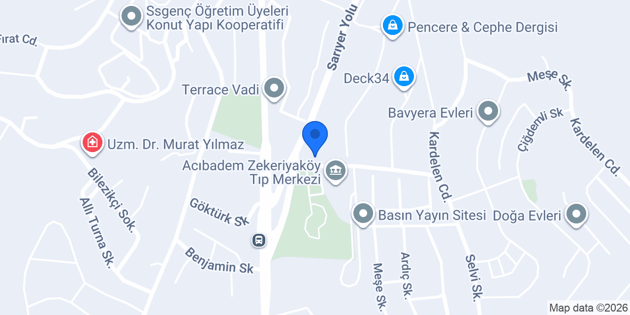Martı Taksi konumu