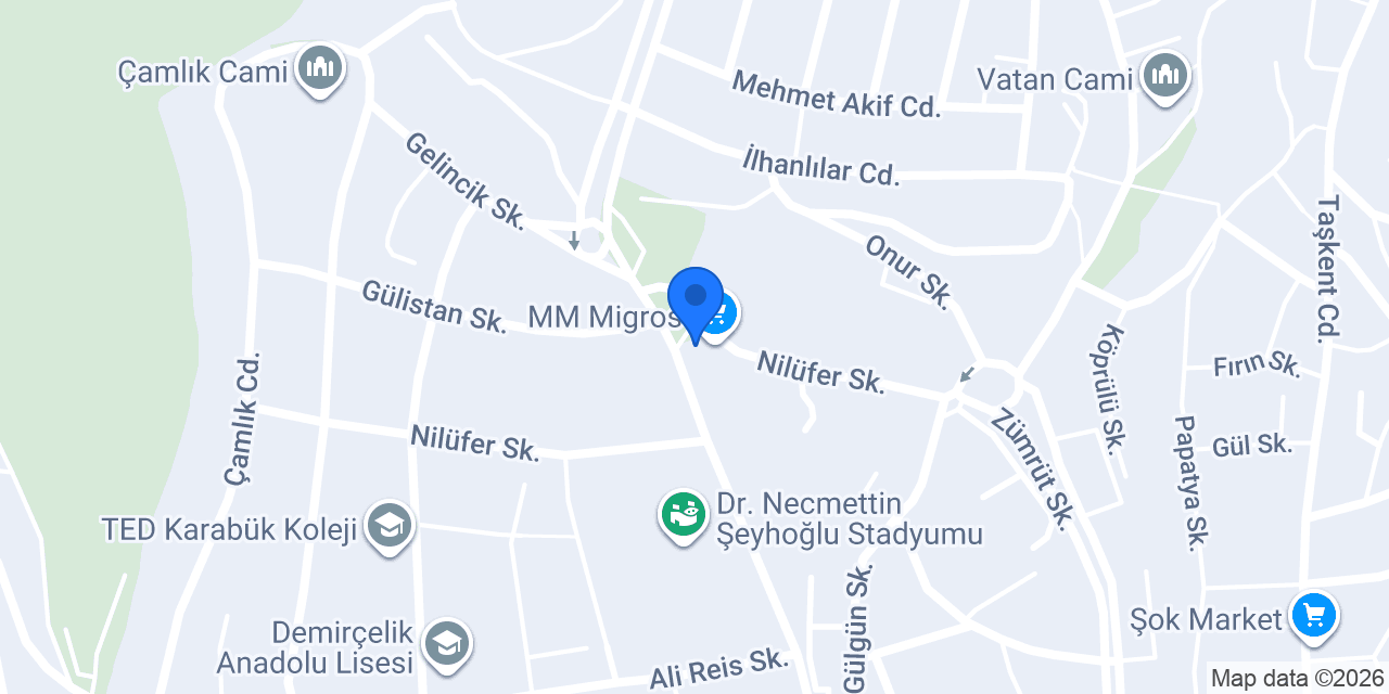 Ceren Çiçek Evi konumu