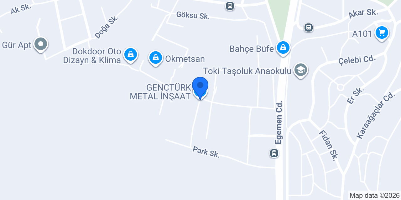 GENÇTÜRK METAL İNŞAAT konumu