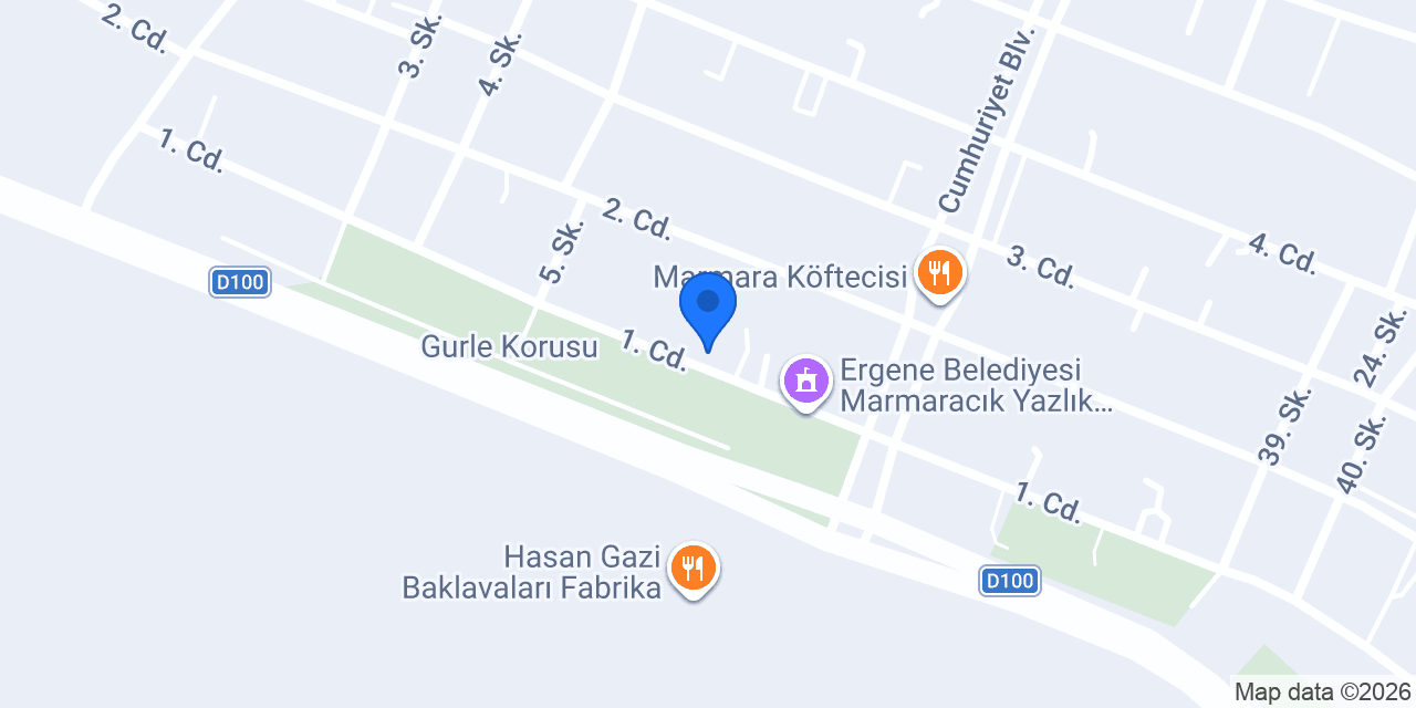 Bersu restaurant konumu