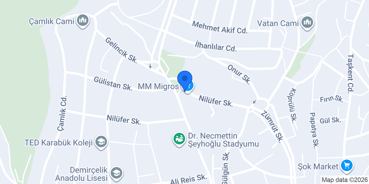 Varol Çiçekçilik konumu