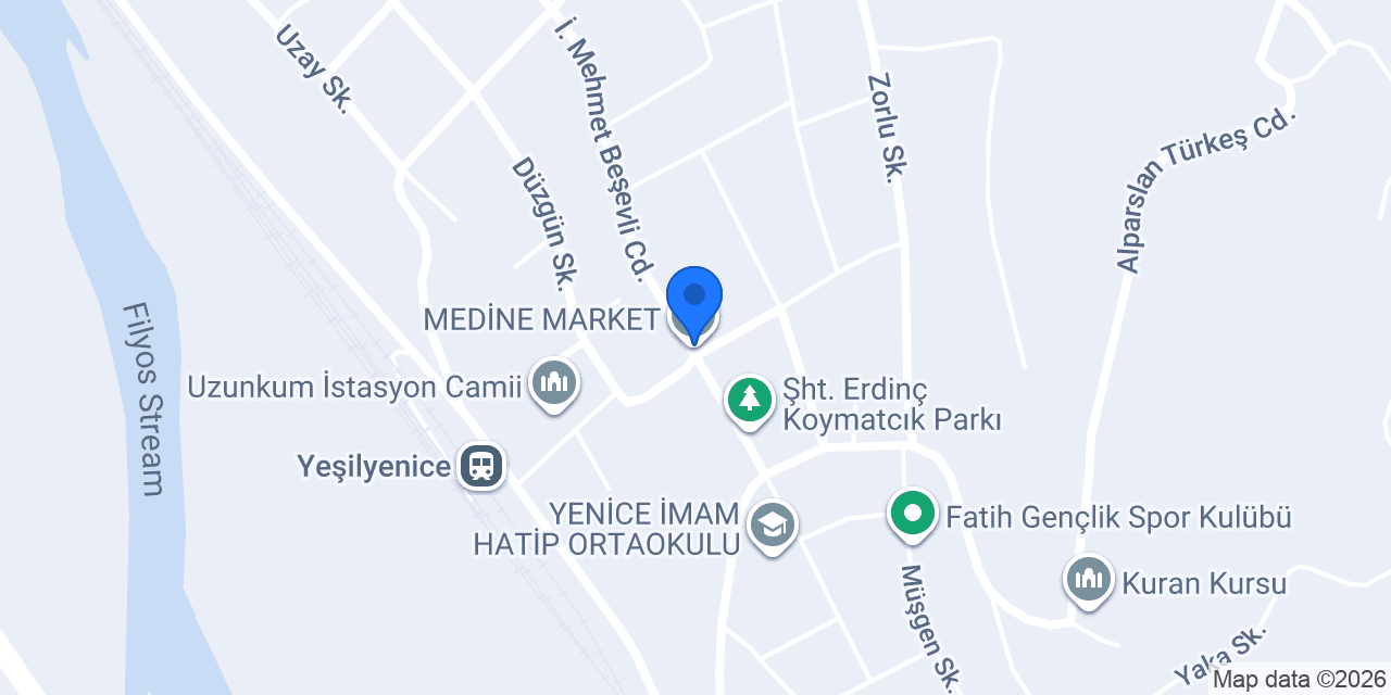 MEDİNE MARKET konumu