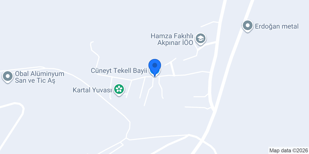 Cüneyt Tekell Bayii konumu