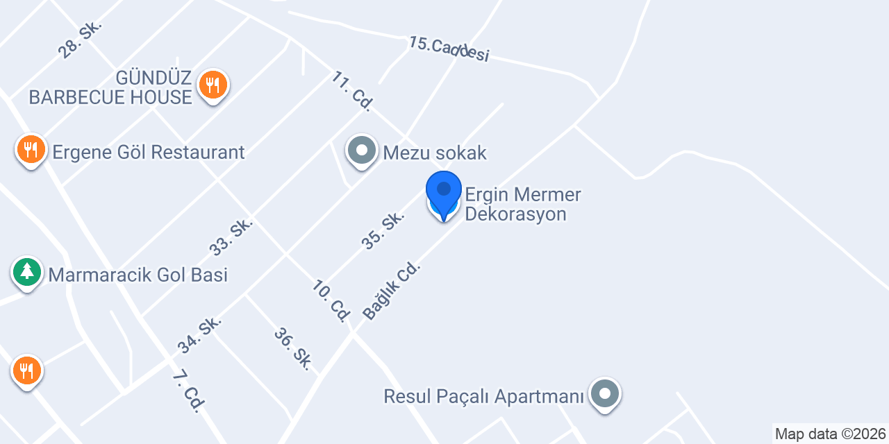 Ergin Mermer Dekorasyon konumu