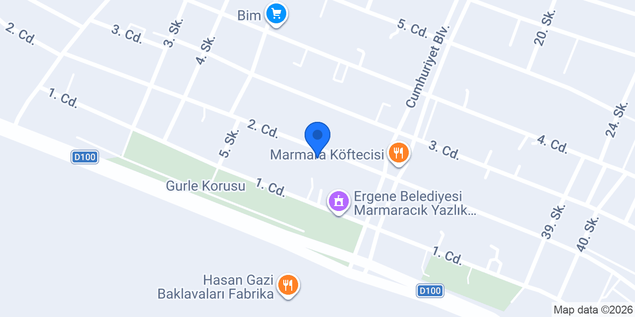 Marmaram Emlak Bürosu konumu