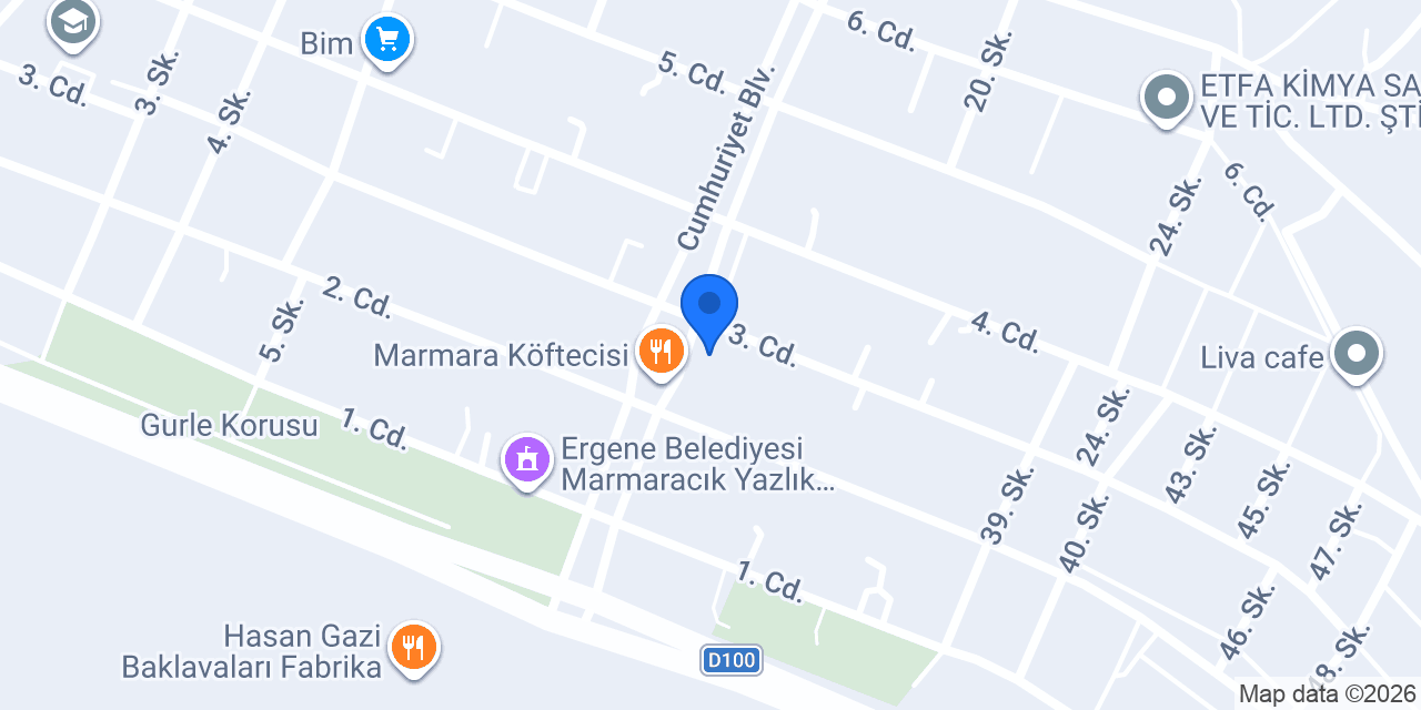 Ptt-marmaracık Şubesi konumu