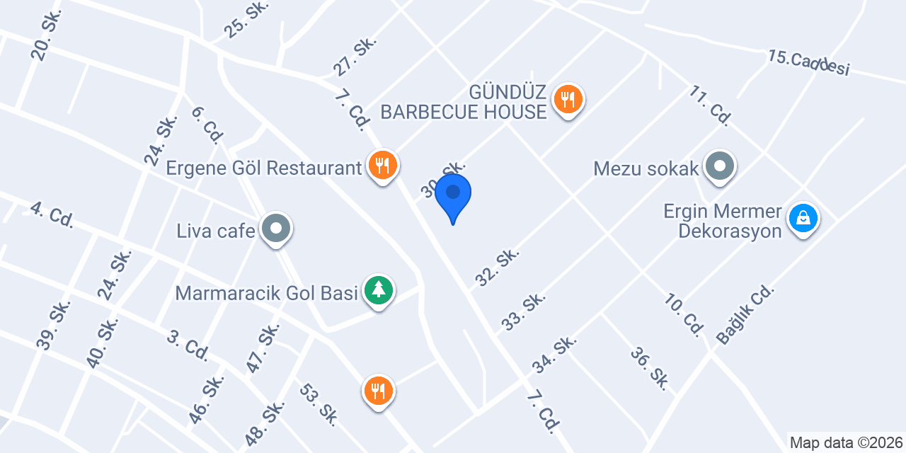 Çelikler Koltuk Döşeme konumu