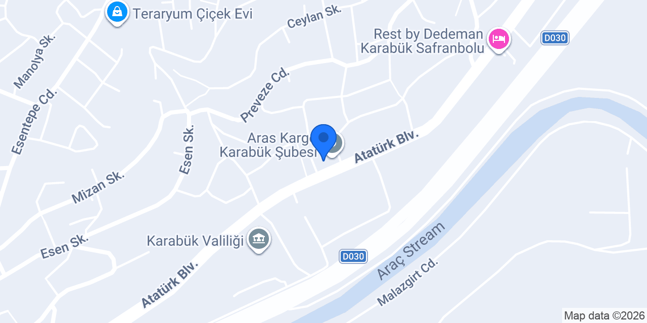 Kayber Gıda konumu
