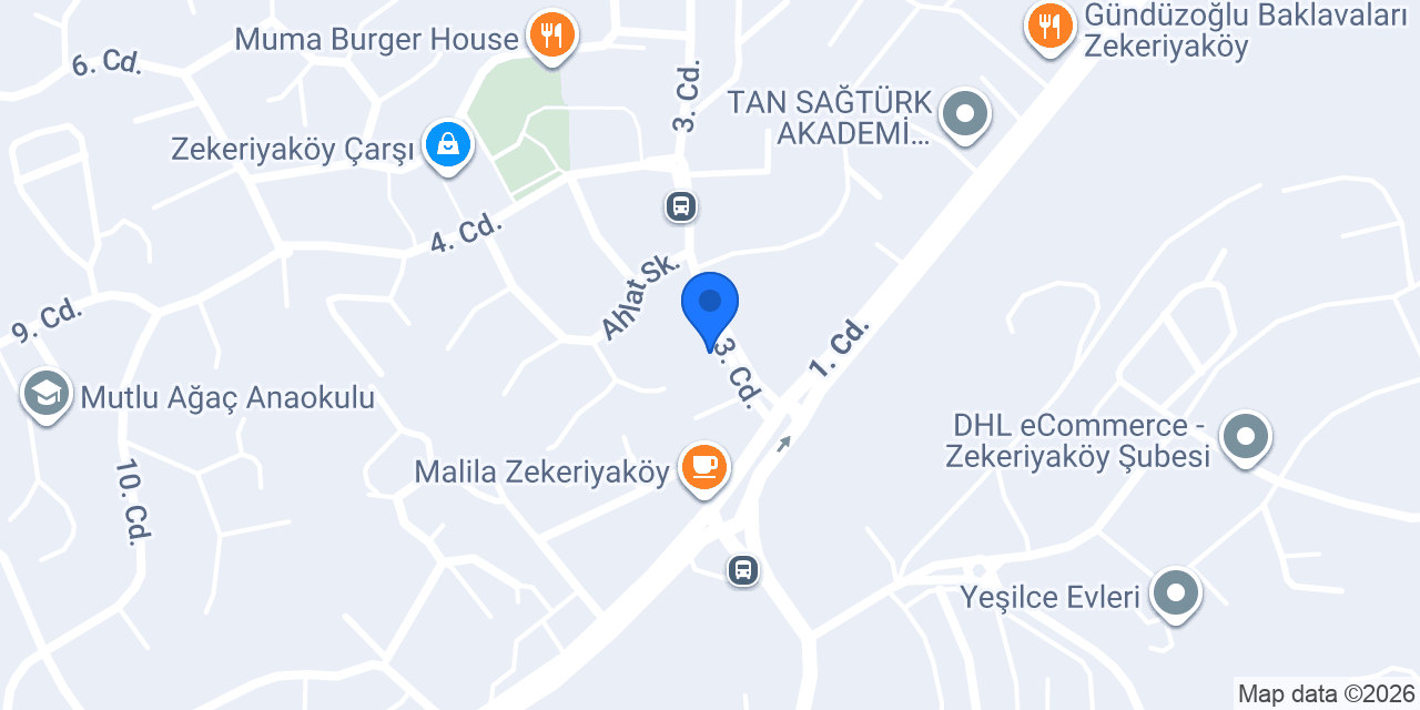 Tike Zekeriyakoy konumu