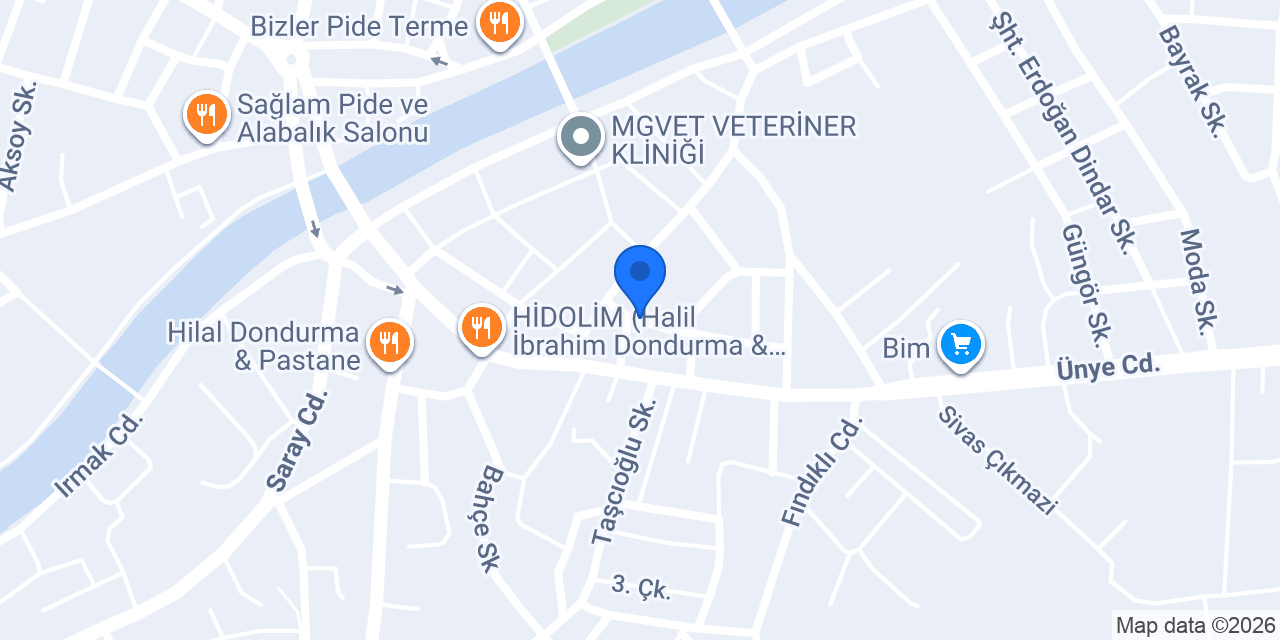 Terme İlçe Müftülüğü konumu