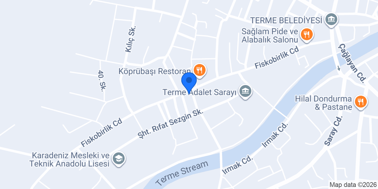 TERME UYAR İNŞAAT konumu