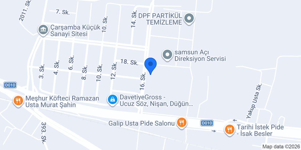Doğan oto kaporta konumu