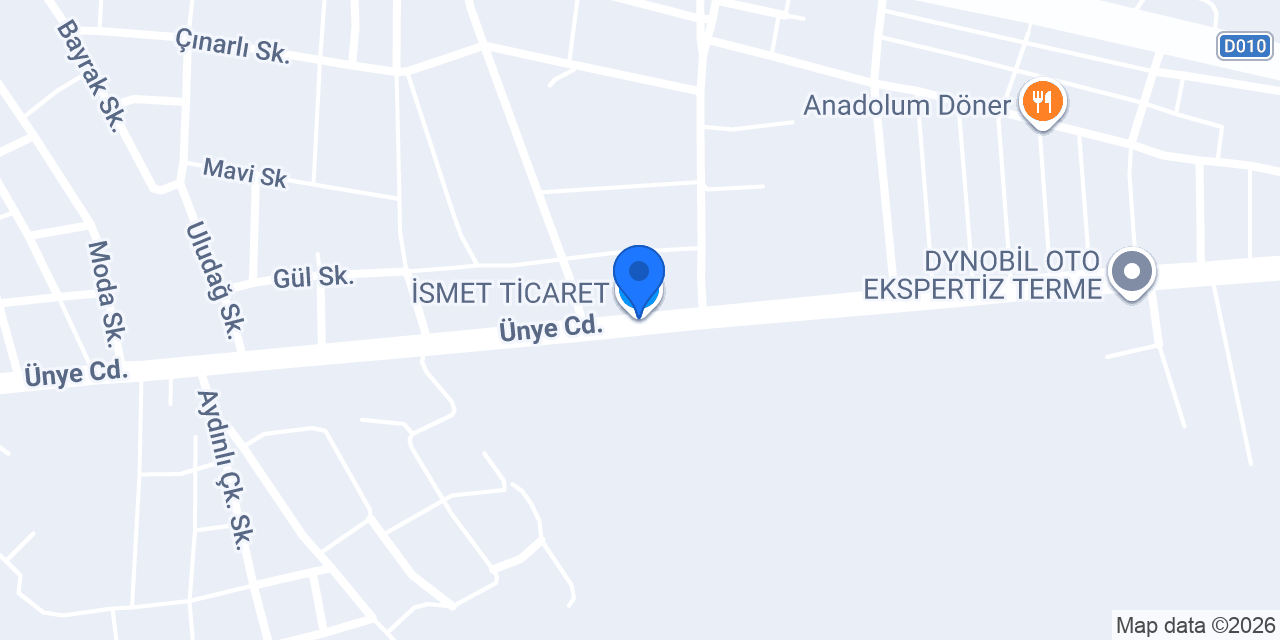 İSMET TİCARET konumu