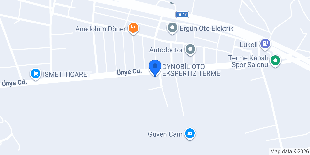 DYNOBİL OTO EKSPERTİZ TERME konumu