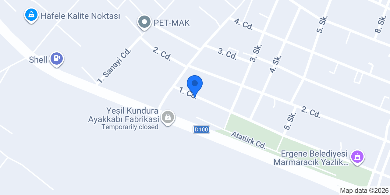 Ergene İlçe Gıda Tarım Ve Hayvancılık Müdürlüğü konumu