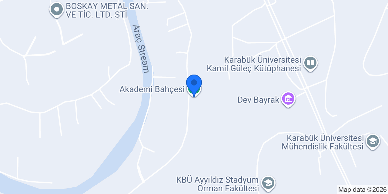 Akademi Bahçesi konumu