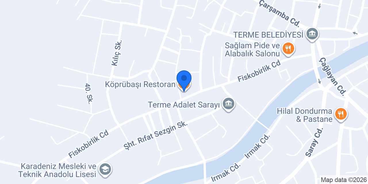Köprübaşı Restoran konumu