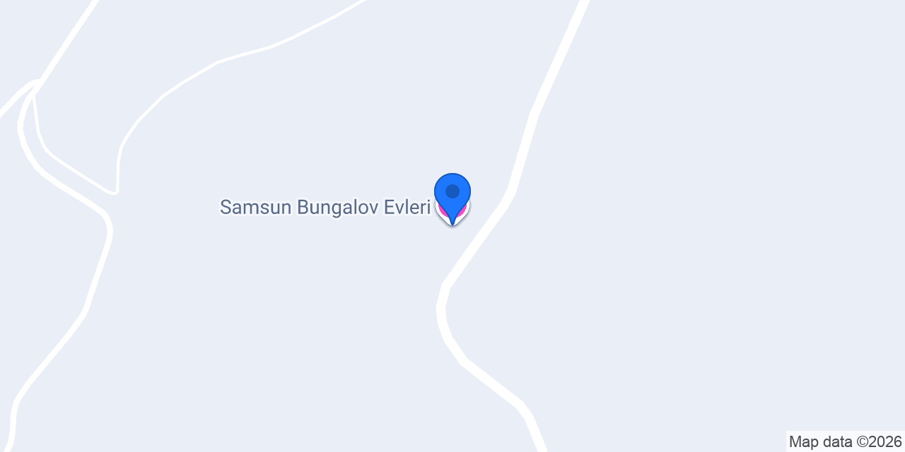 Samsun Bungalov Evleri konumu