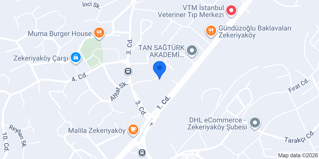 Diyetisyen Büşra Dinç konumu