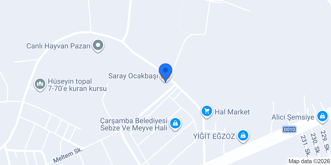 Saray Ocakbaşı konumu