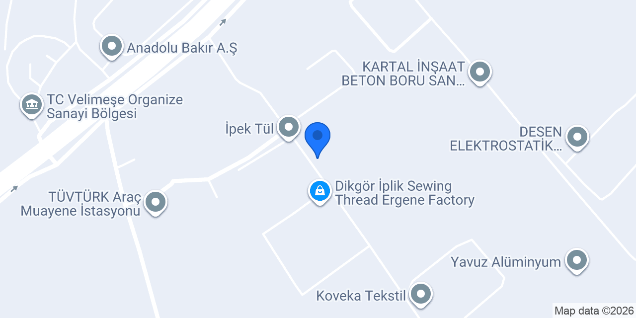 Ariteks Toptan Kumas konumu