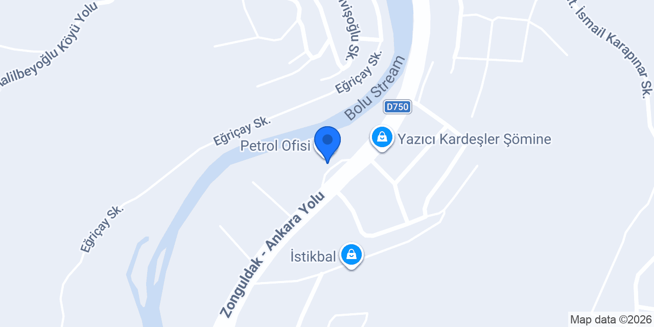 Petrol Ofisi konumu