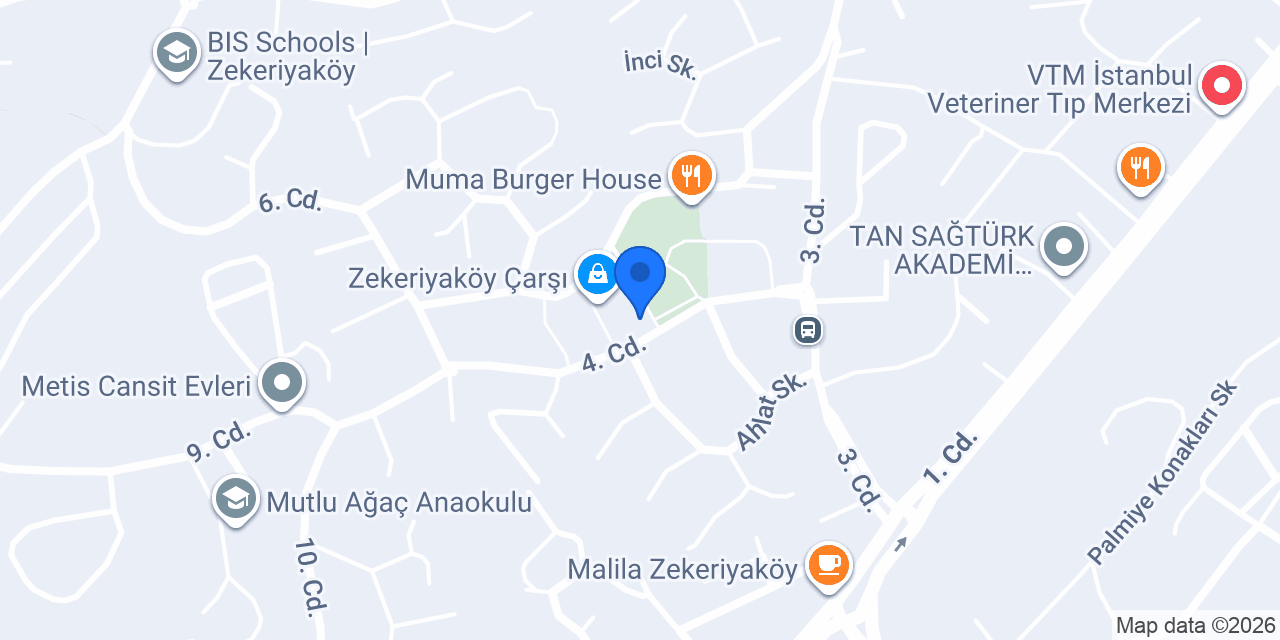 Zekeriyaköy Eczanesi konumu