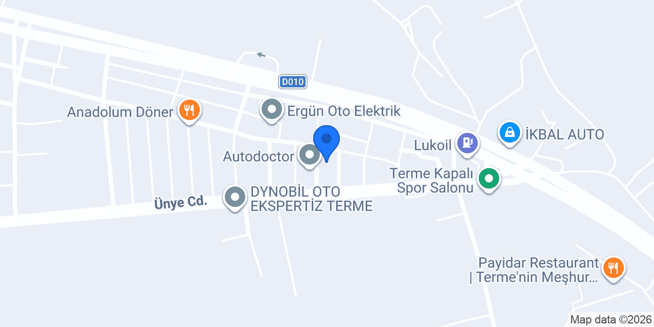 TERME ROT BALANS LASTİK konumu