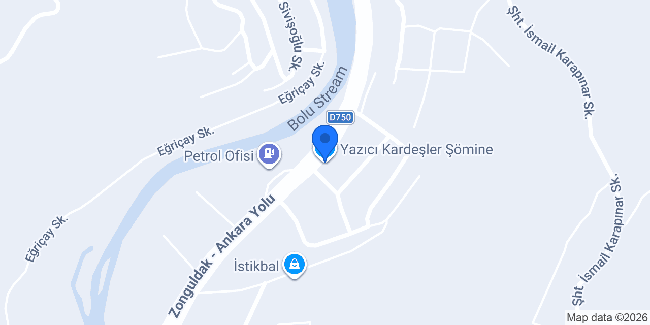 Yazıcı Kardeşler Şömine konumu