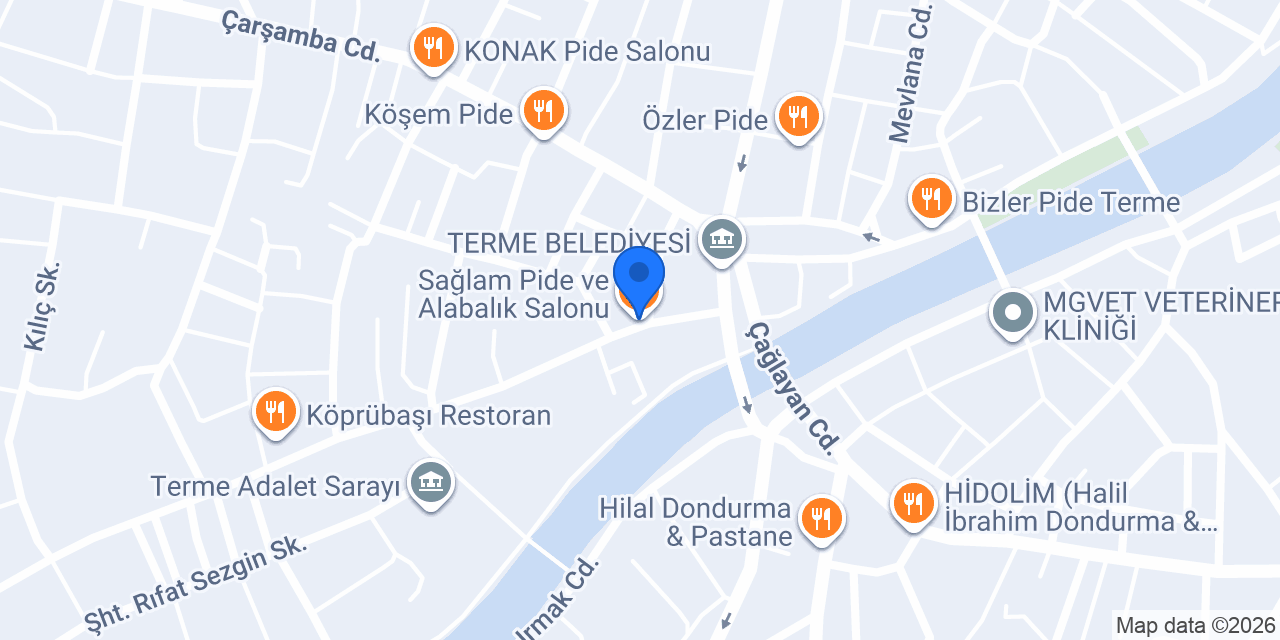 Sağlam Pide ve Alabalık Salonu konumu