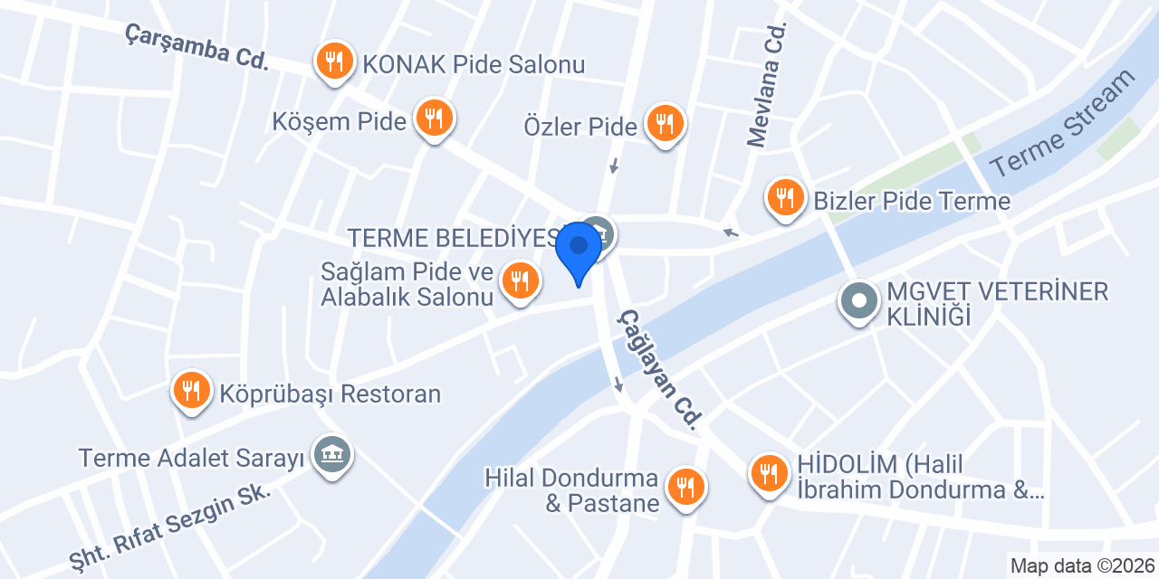 Evci Aile Sağlık Merkezi konumu