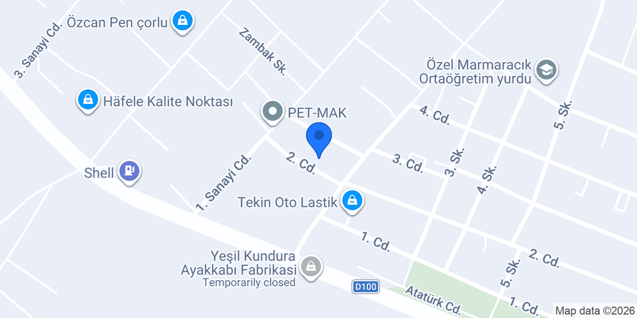 Özer Taş Sera konumu